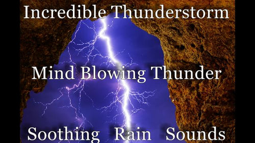 Incredible Thunderstorm And Heavy Rain Recording 2 Hours Mind Blowing Thunder & Soothing Rain Sounds