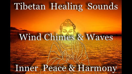 Tibetan Healing Sounds 2 Hours of Beautiful Hypnotic Rolling Waves with soothing Wind Chimes Bird Forest Sounds